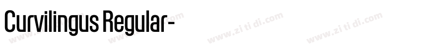 Curvilingus Regular字体转换 Curvilingus Regular字体转换